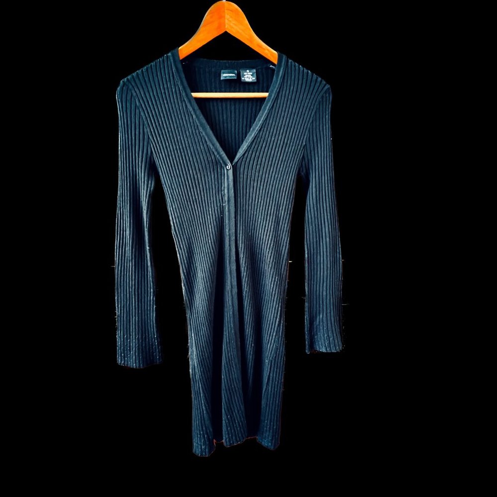 Black Long Cardigan